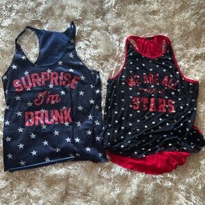 NEW 4th of July patriotic tank tops
